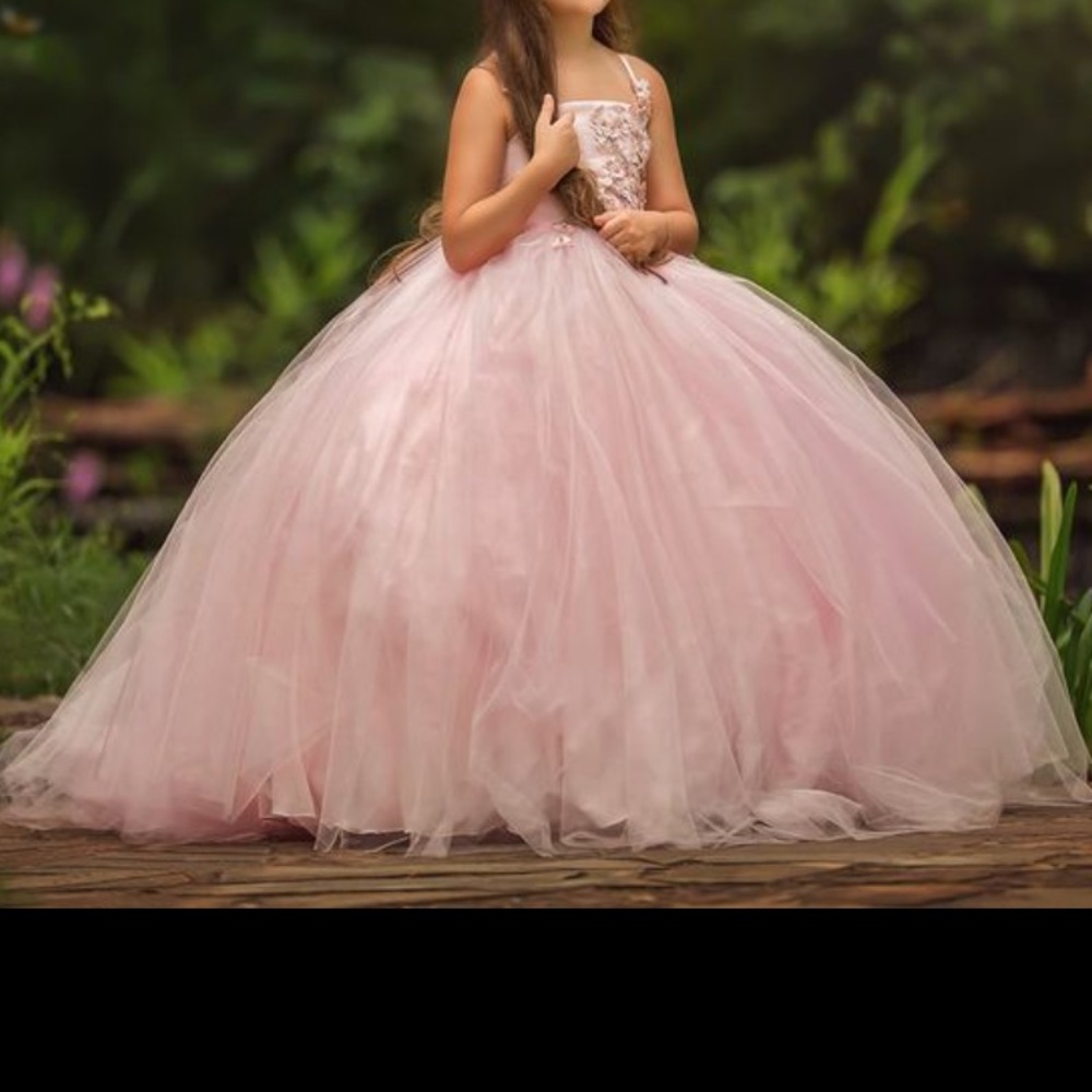 OOAK special occasion gown for a flower girl or a pageant